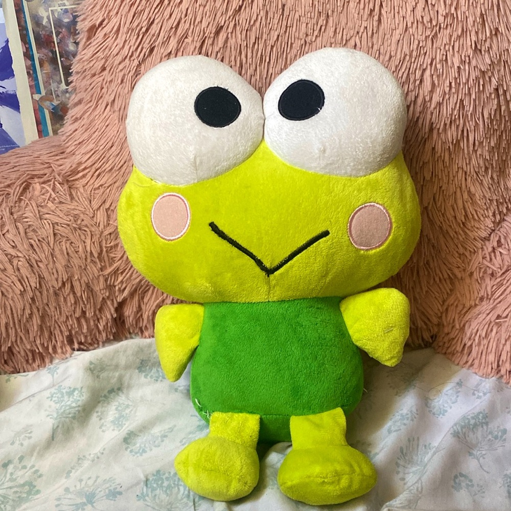 Large Keroppi plush